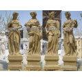 Pedra de jardim Escultura de quatro estações com mármore de arenito (SY-X1128)